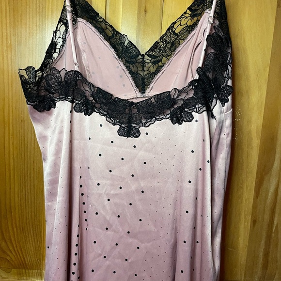 Victoria’s Secret Floral Embroidered Trim Midi Slip Dress - Picture 12 of 13